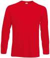 SS19M 61038 Valueweight Long Sleeve T-Shirt Red colour image